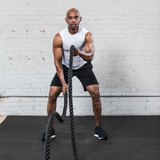 Elite Training Battle Rope – 1.5" x 30' Training Rope for Home Gym and CrossFit Workouts