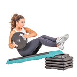 The Step Club Size Platform With Two (2) Freestyle Risers and Two (2) Original Risers