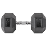 Lifeline Fitness Hex Rubber Dumbbells - Multiple Weight Options