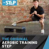 The Step Circuit Size Platform with Four (4) Freestyle Risers - Grey