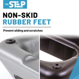 The Step Circuit Size Platform with Four (4) Freestyle Risers - Grey