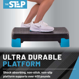 The Step - Adjustable 26" Circuit Step Platform for Cardio & Strength Training