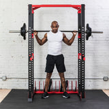 C1 Pro Power Squat Rack from Lifeline Fitness for Power Rack and Bench Press, compared to REP Fitness.
