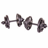 The Step Fitness Adjustable Dumbbell Set 35lbs with Dumbbell Bar, Collars, and Weights from Lifeline Fitness for Fitness and Home Gym.