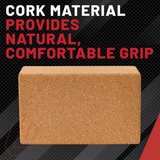 Lifeline Fitness Cork Yoga Blocks