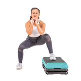 The Step Club Size Platform With Two (2) Freestyle Risers and Two (2) Original Risers