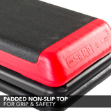 The Step Club Size Platform With Two (2) Freestyle Risers and Two (2) Original Risers