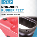 The Step Circuit Size Platform with Two (2) Freestyle Risers - Red