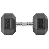 Lifeline Fitness Hex Rubber Dumbbells - Multiple Weight Options