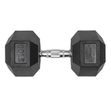 Lifeline Fitness Hex Rubber Dumbbells - Multiple Weight Options