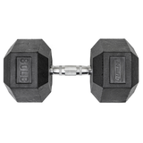 Lifeline Fitness Hex Rubber Dumbbells - Multiple Weight Options