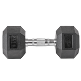 Lifeline Fitness Hex Rubber Dumbbells - Multiple Weight Options