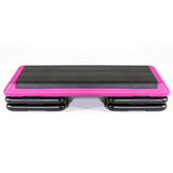 The Step Health Club Size Platform With four (4) Original Risers - Pink-Aerobic Step Platform